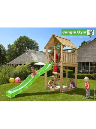 Игровая площадка Джангл Кабин с качелями Игровая площадка Джангл Кабин с качелями